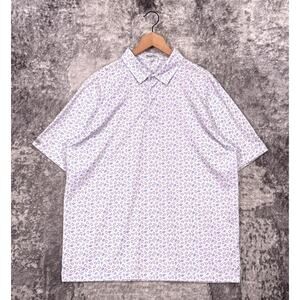 Straight Down Air Mesh Performance Polo Shirt XL Mens Pickleball Print